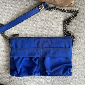 🧢 Rebecca Minkoff blue nylon crossbody bag 🧢